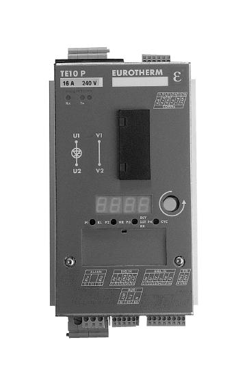 Single Phase True Power Controller "Eurotherm" Model TE10P / 80A Single Phase True Power Controller "Eurotherm" Model TE10P / 80A
